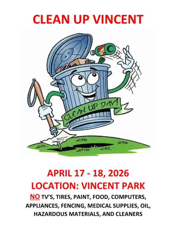 Clean Up Vincent 2026